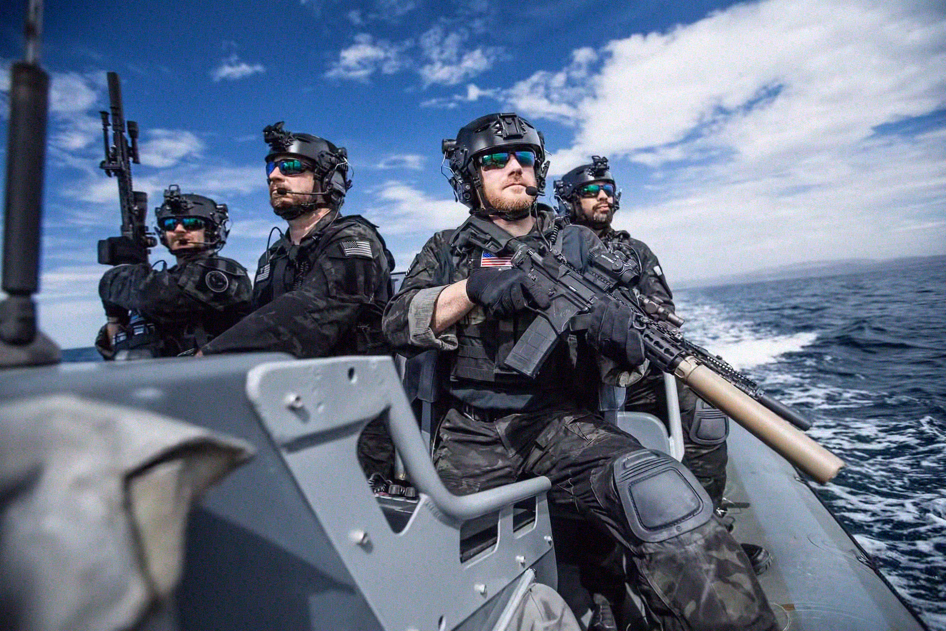 MultiCam® Black pattern on tactical gear