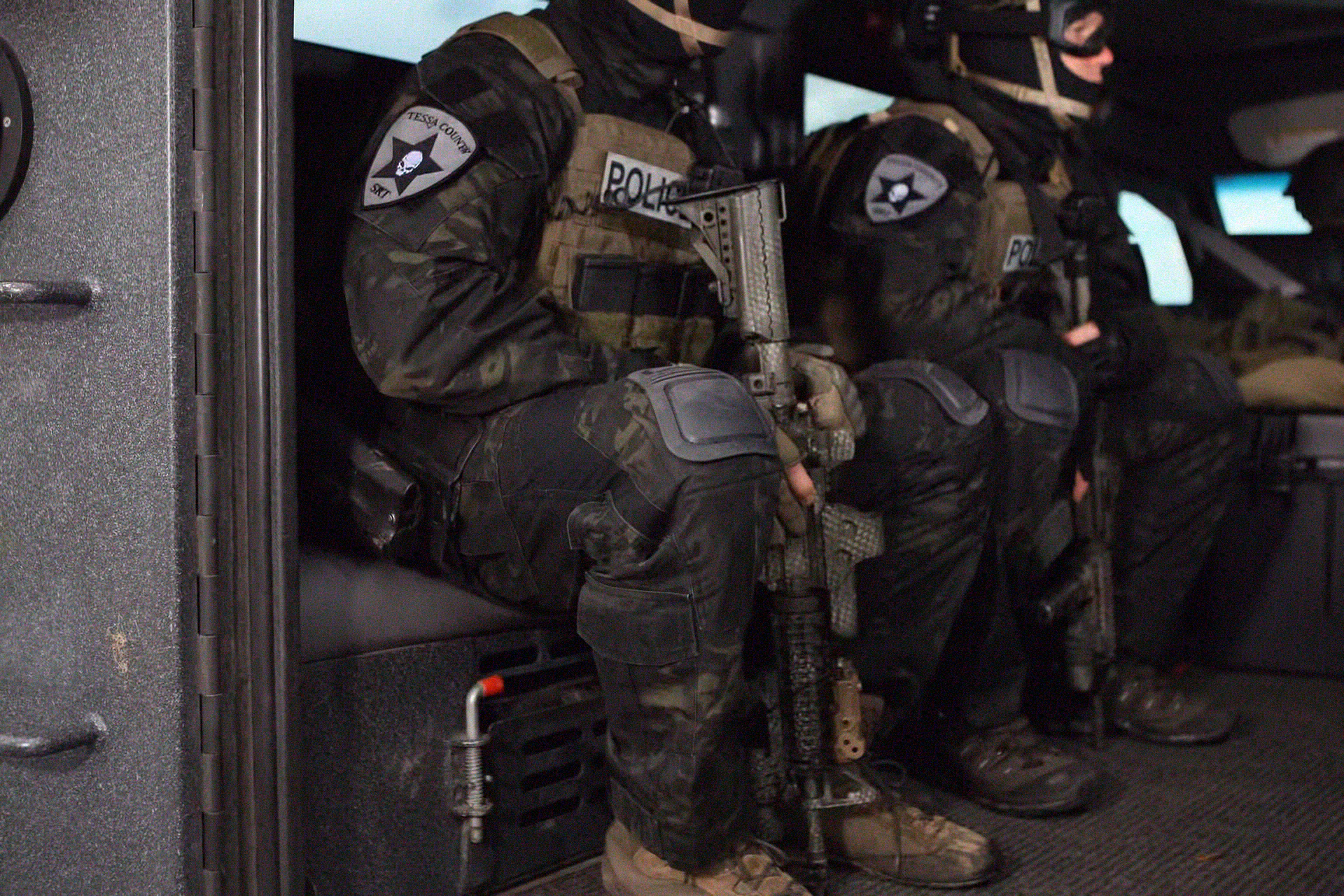 MultiCam® Black uniform in urban operations